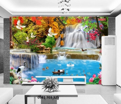 Gạch tranh phong cảnh, tranh 3D