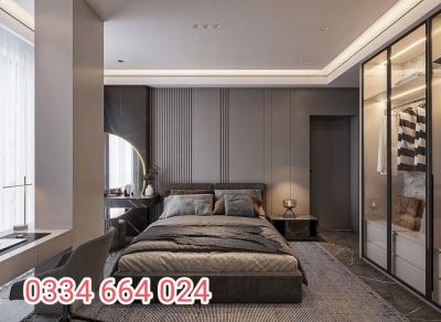 Ốp tường sợi than tre Bà Đình, Hà Nội