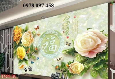 Tranh gạch - tranh giả ngọc