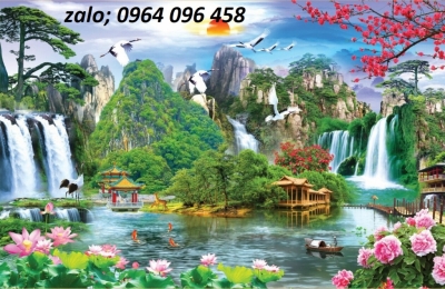 Tranh gạch 3d cảnh đồng quê - CVCZ32