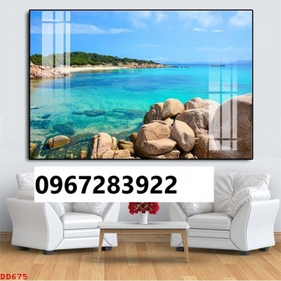 Tranh gạch phong cảnh biển 3d