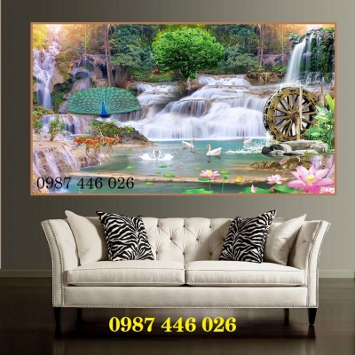 Tranh gạch 3d phong cảnh HP7242