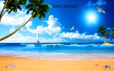 Tranh ốp tường phong cảnh biển đẹp