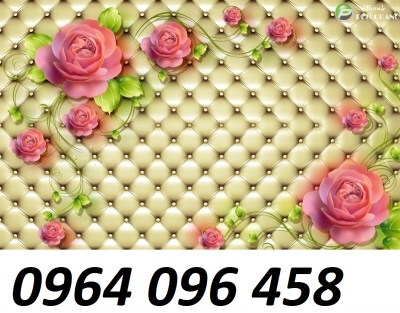 Tranh 3d hoa hồng - tranh gạch 3d hoa hồng - LFD3