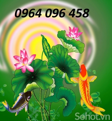 Tranh gạch 3d cá chép hóa rồng - 688VC