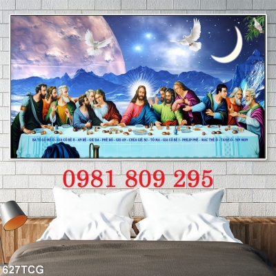 Tranh gạch men công giáo , gạch tranh 3d