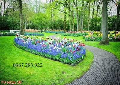 Gạch trang trí vườn hoa