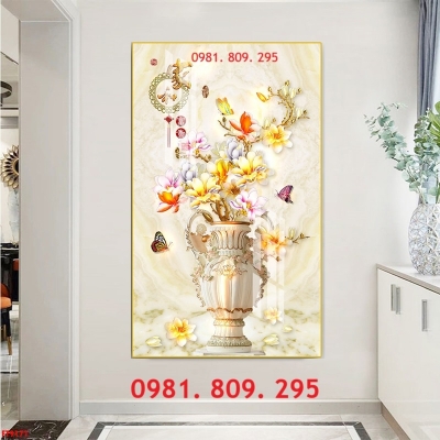 Gạch tranh , gạch bình hoa 3d
