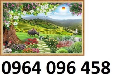 Tranh gạch 3d phong cảnh - UYT4