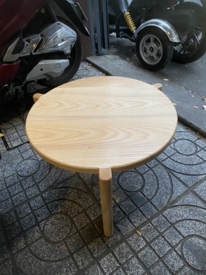 bàn trà gỗ D60 chân chữ nhật