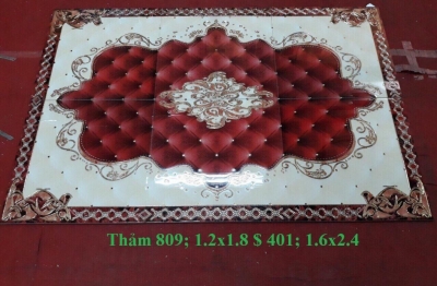 thảm gạch trang trí- gạch thảm