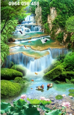 gạch 3d thác nước - CN78