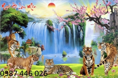 Tranh hổ- gạch tranh ốp tường HP0224
