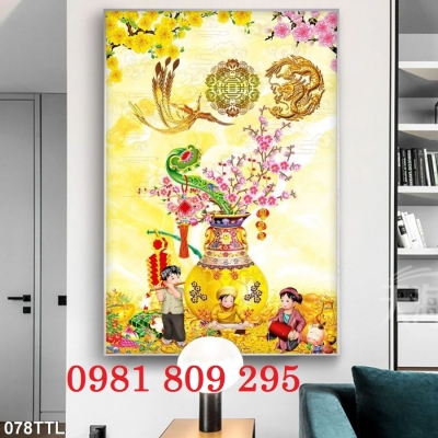 Gạch tranh cây tiền vàng hg9