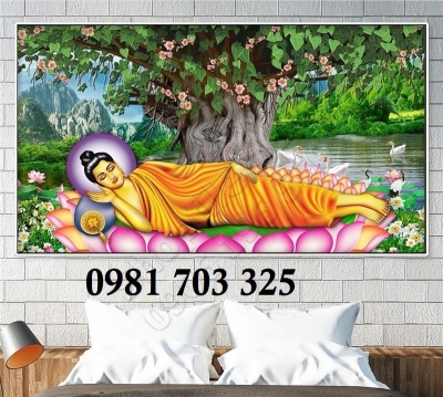 Tranh Phật giáo, gạch tranh ốp phòng thờ