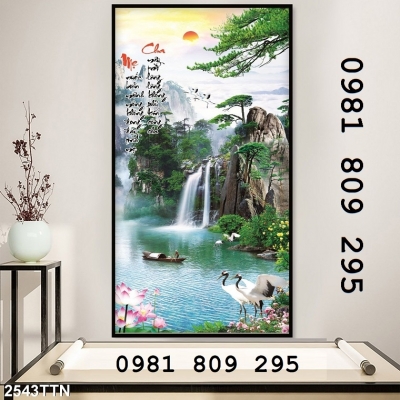 Gạch tranh khổ đứng cao cấp JG08