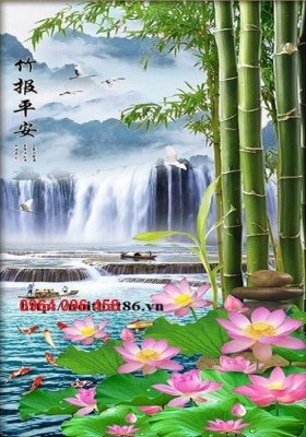 Mẫu tranh gạch 3d tre trúc - FXCXX4