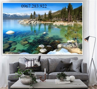 Tranh 3D- Tranh phong cảnh biển