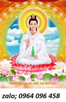 Tranh gạch 3d phật quan âm - XVC73
