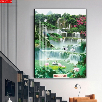 Tranh gạch 3d phong cảnh khổ đứng - NBV43