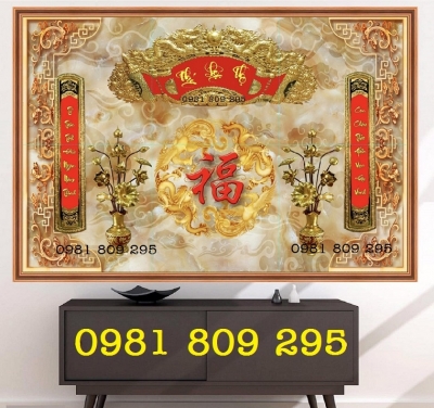 Gạch tranh 3d phòng thờ , bàn thờ