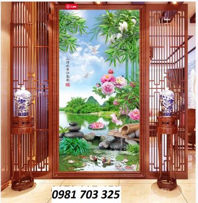 Gạch tranh khổ dọc