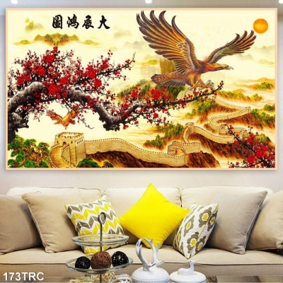 Gạch tranh- Tranh phong thuỷ Rồng