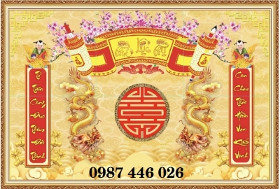 Tranh gạch phòng thờ 3d HP97373