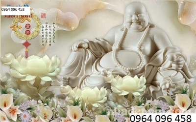 Tranh gạch 3d phật di lặc - MBV43