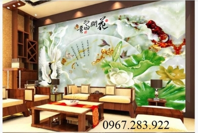 Gạch ốp tường 3D phong cảnh