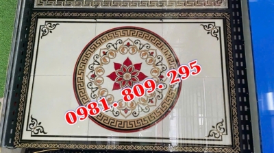 Gạch thảm kích thước 1.6x2.4 m hình hoa