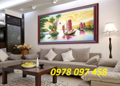 Tranh 3D - thuận buồm xuôi gió