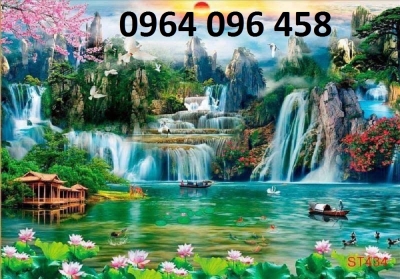 gạch ốp tường 3d mẫu phong cảnh - XNV33