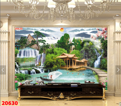 Tranh gạch  phòng khách - tranh gạch