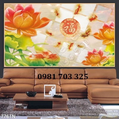 Gạch tranh đẹp sứ ngọc 3d