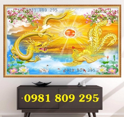 Mẫu gạch 3d trang trí ban thờ hình rồng