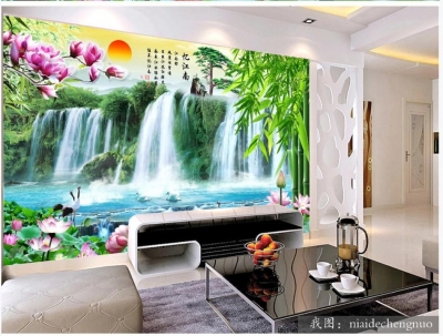 Gạch tranh 3D phòng khách