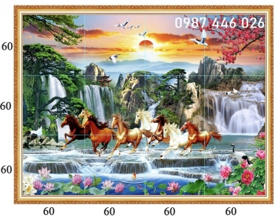 Gạch 3d, tranh mã đáo thành công