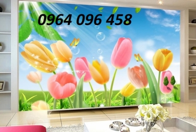 Tranh gạch vườn hoa 3d  - FCV43