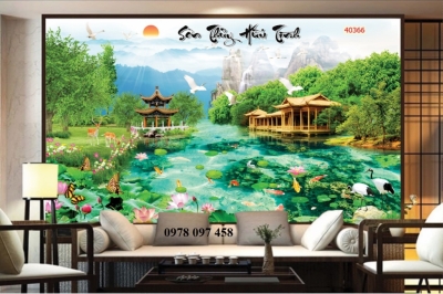 Tranh gạch men - tranh phong cảnh