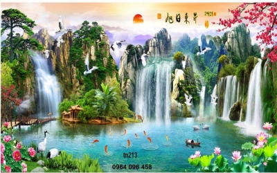 tranh treo tường 3d phong cảnh - 74AM