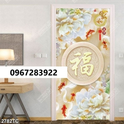 Gạch tranh cao cấp mẫu đơn trang trí