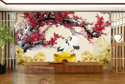 Tranh gạch 3d trang trí phòng khách - CXV43