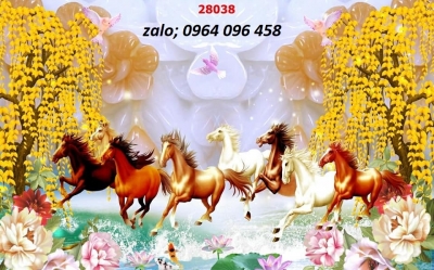 Tranh gạch 3d con ngựa - 6322XN