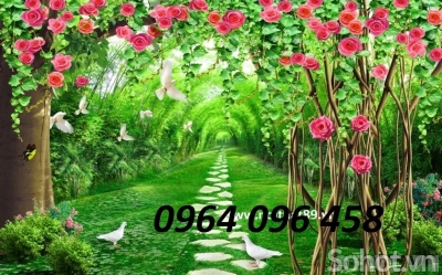 Tranh gạch 3d ốp tường phong cảnh - XCV44
