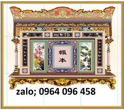 Tranh gạch men 3d ốp tường phòng thờ - CBVV94