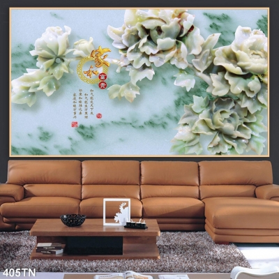 Tranh 3D- Tranh gạch sứ ngọc