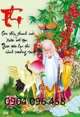 tranh 3d phú lộc thọ - gạch tranh 3d