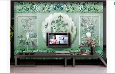 Gạch trang trí phòng khách