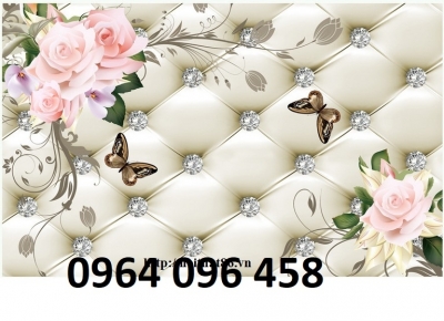 Tranh gạch 3d trang trí phòng khách đẹp - HVX44